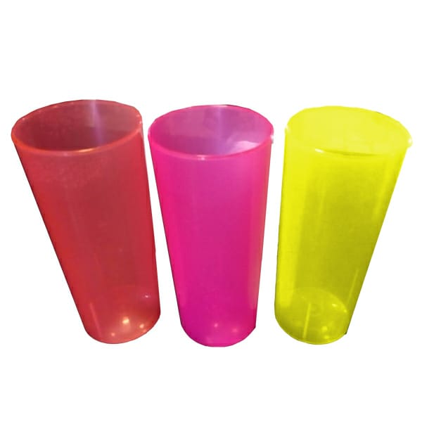 VASO CASINO NARANJA FLUO