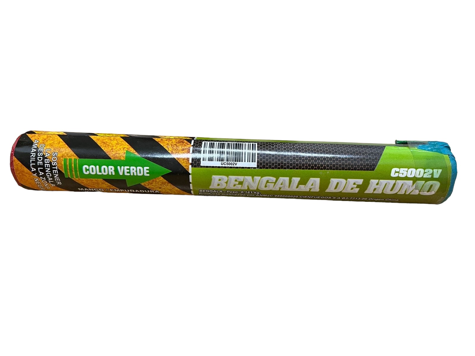 BENGALA DE HUMO VERDE 20X6