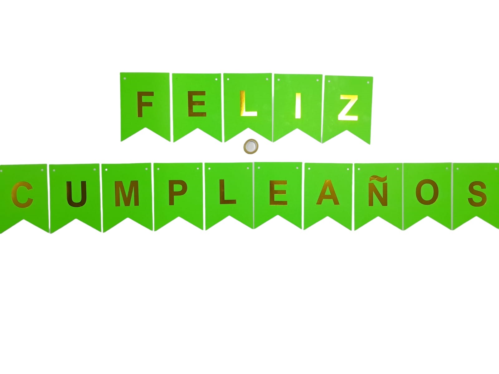 GUIRNALDA FELIZ CUMP FLUO 8X12